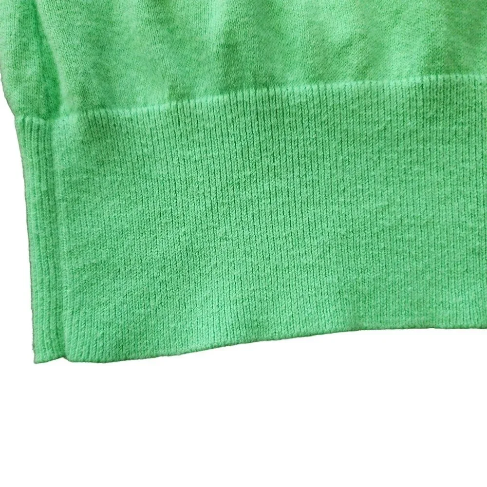 J Crew Clare Cardigan Green Sweater Size Large - Picture 5 of 15